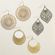 Mesmerizing Metallics Earring Trio